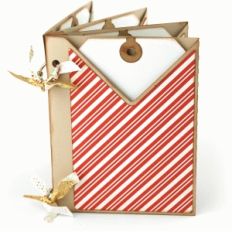 4x6 vertical pocket mini album with tags