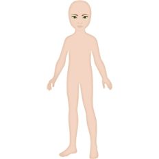 Jacob paper doll skin tone 2