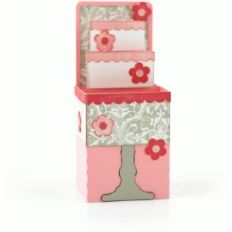 a2 wedding cake box card