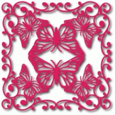 butterfly flourish overlay