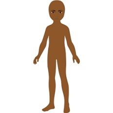 Jacob paper doll skin tone 4