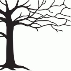 single winter tree
