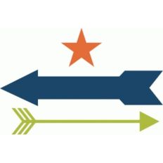 arrows and star