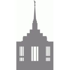 ogden lds temple silhouette