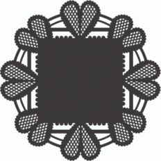 heart doily