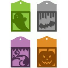 halloween pocket tags