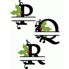 holly split monograms p-r