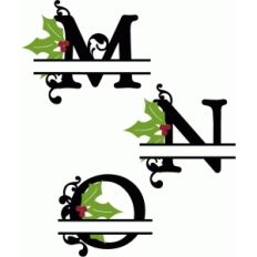 holly split monograms m-o