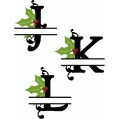 holly split monograms j-l