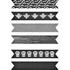 halloween flags|straws|cupcake picks