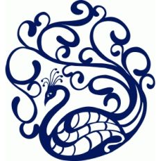 peacock flourish