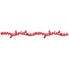 merry christmas wavy border
