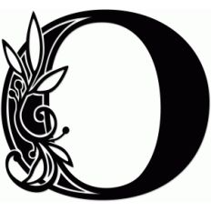 vine monogram o