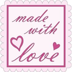 made with love stamp