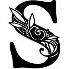 vine monogram s