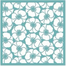 12x12 floral lace