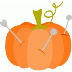 pumpkin pin cushion