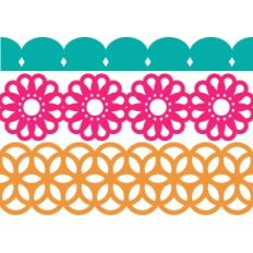3 lacy borders