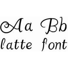 latte font