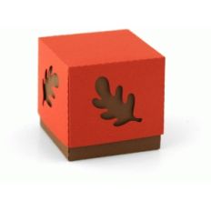 3d fall leaf favor box