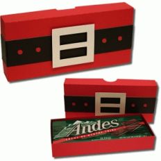 3d santa suit candy box