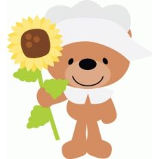 girl pilgrim bear