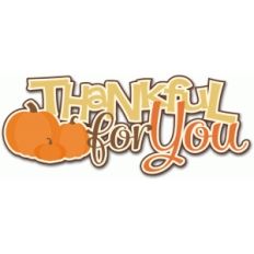 thankful for you