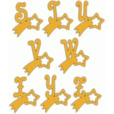 star of christmas alphabet s-z