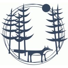 the fox in the forest winter garland