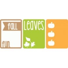 3x4 journal cards fall