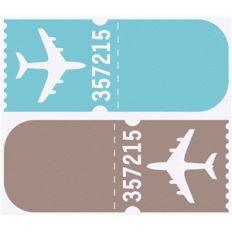 airplane ticket stub