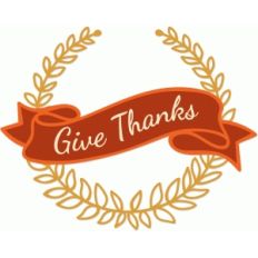 give thanks leafy wreath