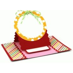 a2 center easel card