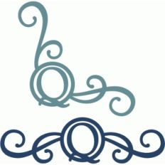 monogram seal flourishes q