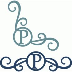 monogram seal flourishes p