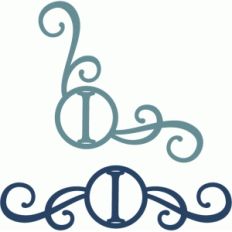 monogram seal flourishes i