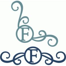 monogram seal flourishes f