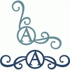 monogram seal flourishes a