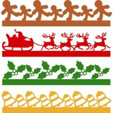 christmas borders set