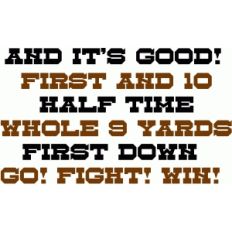 football sayings