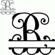 split initial letter b