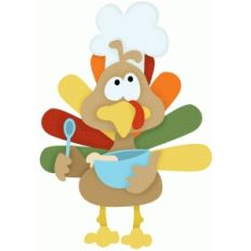 funny turkey chef