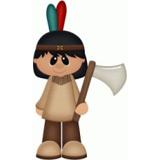 indian boy holding ax pnc