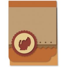turkey window elements a6 card