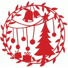 christmas morning papercut