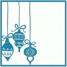 vintage christmas ornaments 12x12 page