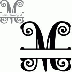 split initial letter m