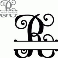 split initial letter r