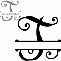 split initial letter t