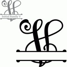 split initial letter v